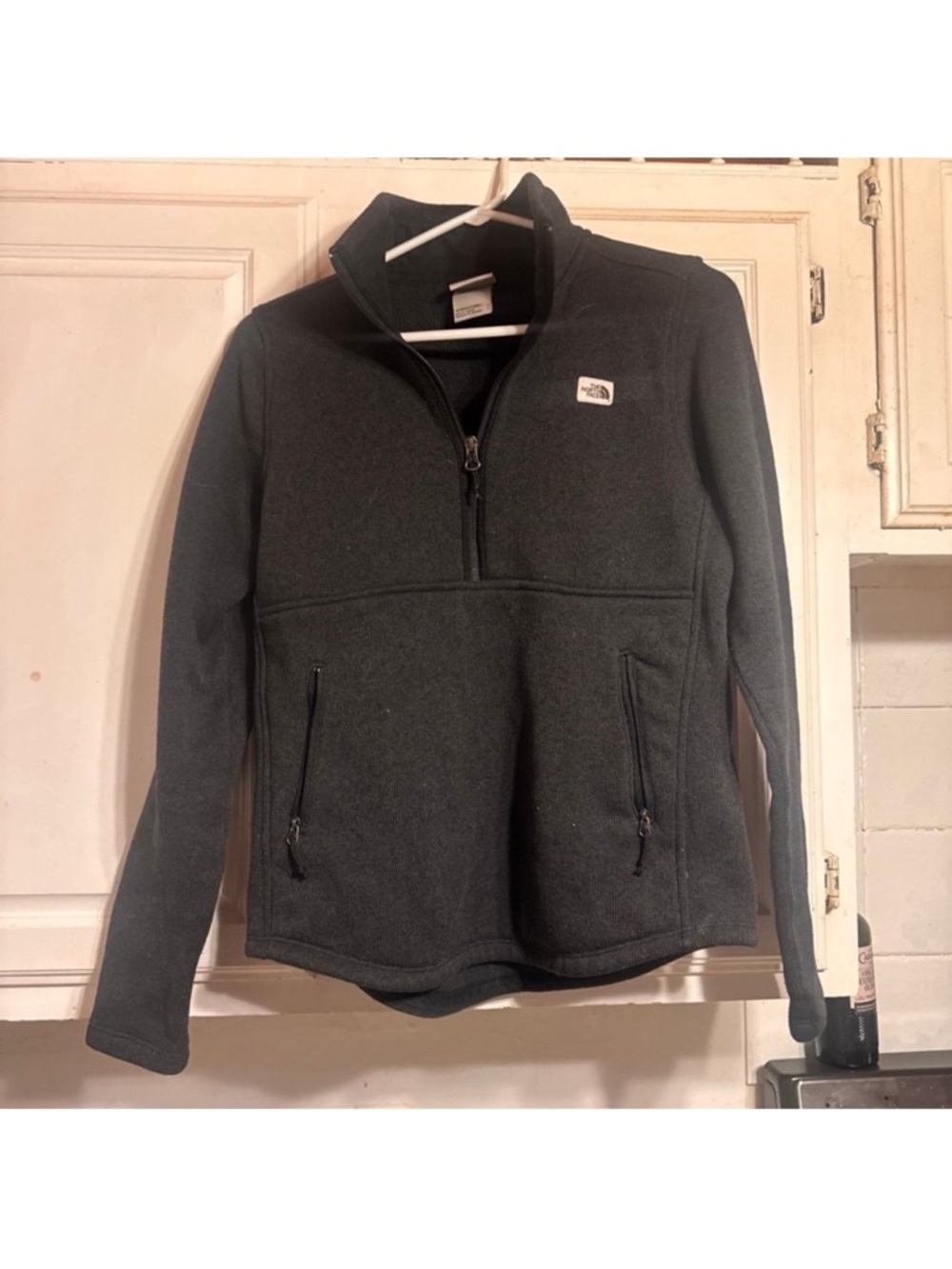 The North Face Gray Half Zip Women’s Fleece Jacket - Picture 2 of 4